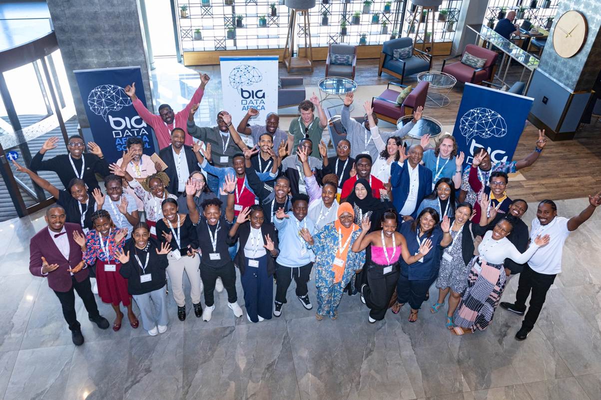 Group photo from above